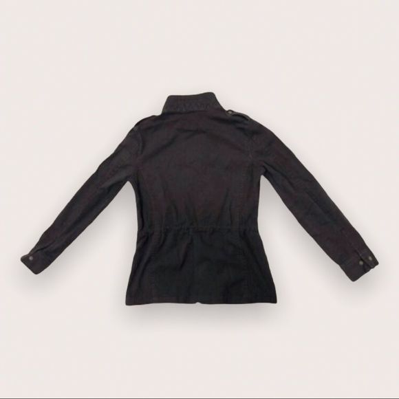 VELVET BY GRAHAM & SPENCER | Women’s Utility Jacket Dark Taupe Grey​ XS​​​​​​​ - Picture 3 of 5